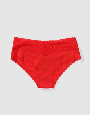 Superchill Vintage Lace Cotton Cheeky Underwear
