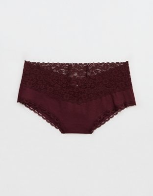 Superchill Vintage Lace Cotton Cheeky Underwear