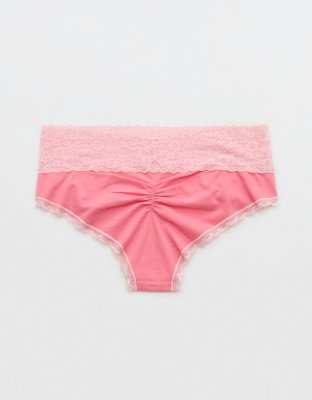 Superchill Vintage Lace Cotton Cheeky Underwear