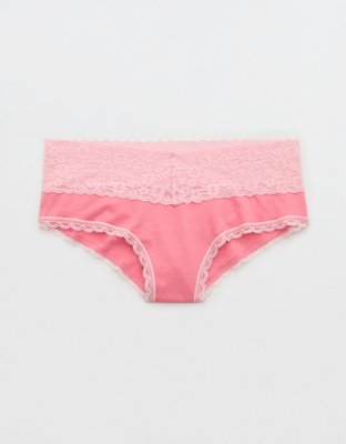 Superchill Vintage Lace Cotton Cheeky Underwear