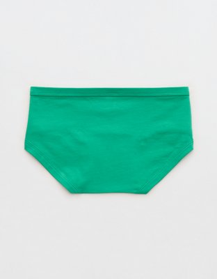 Трусы Smiley® Boybrief, хлопок — Aerie, цвет: Лиственный зелёный — фото 4