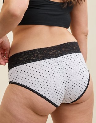 Superchill Vintage Lace Cotton Cheeky Underwear