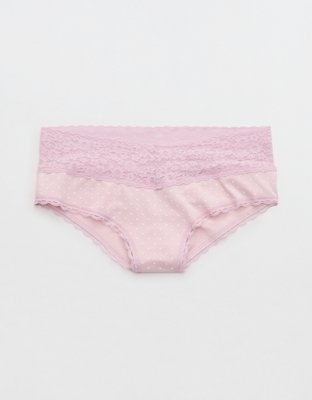 Superchill Vintage Lace Cotton Cheeky Underwear
