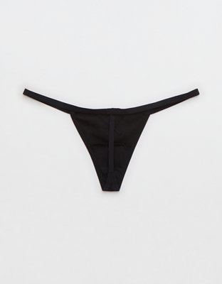 Aerie Cotton Ultra Low Rise String Thong Underwear