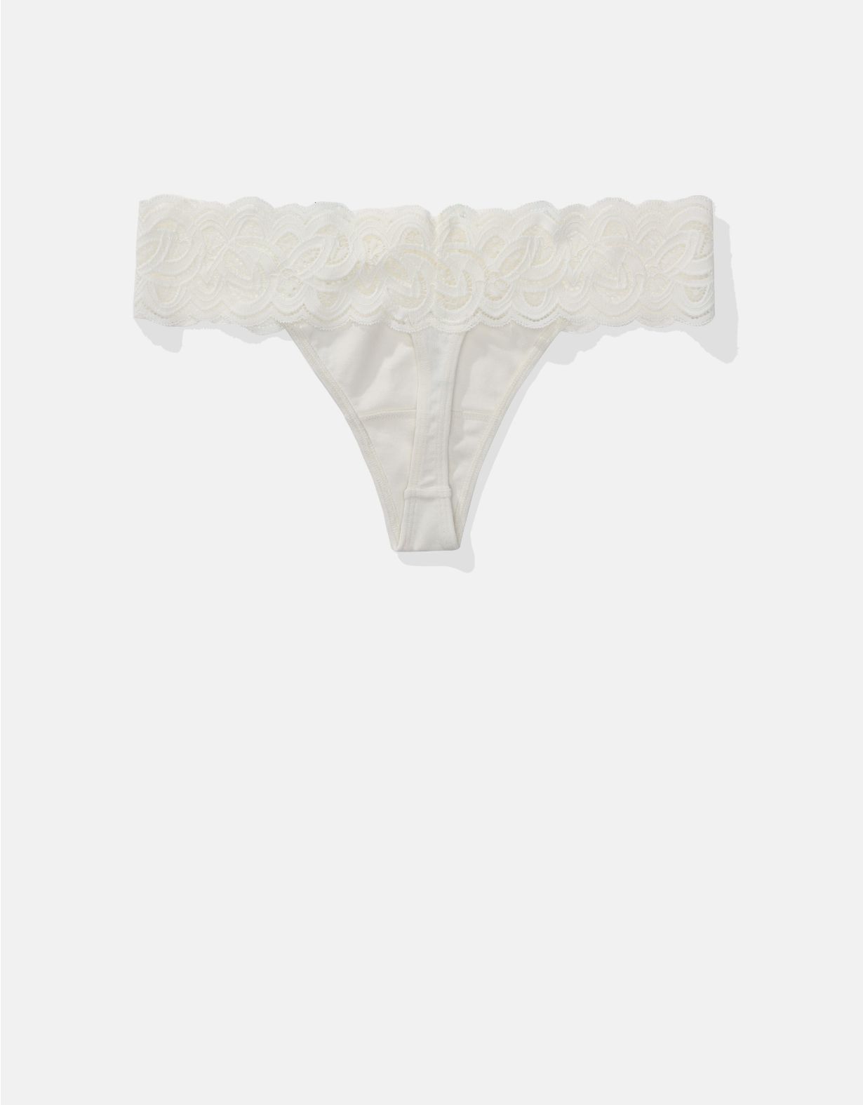 Superchill Cotton Rooftop Garden Lace Thong Underwear