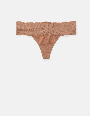 Superchill Tanga de Algodón con Encaje Rooftop Garden