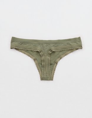 Superchill Cotton Jacquard Thong Underwear