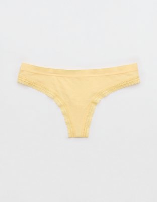 Superchill Cotton Jacquard Thong Underwear