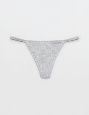 Superchill Cotton Rib String Thong Underwear