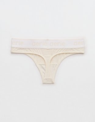 Superchill Tanga de Algodón con Logotipo