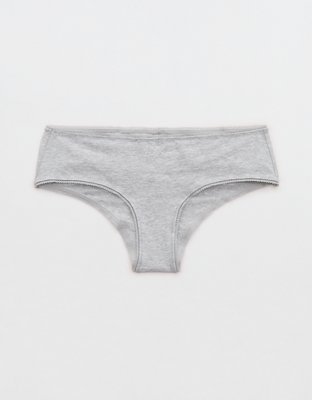 Superchill Cotton Ruched Picot Cheeky Underwear
