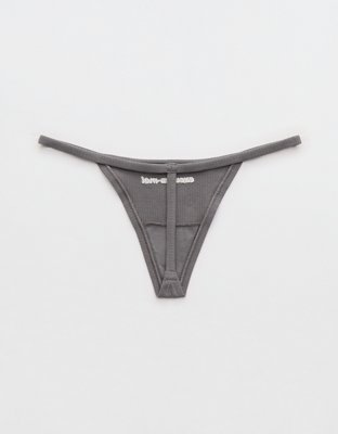 Superchill Cotton Rib String Thong Underwear