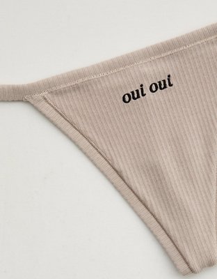 Superchill Cotton Rib String Thong Underwear