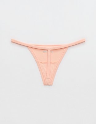 Superchill Cotton Rib String Thong Underwear