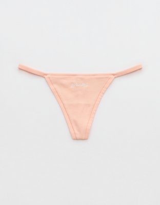 Superchill Cotton Rib String Thong Underwear