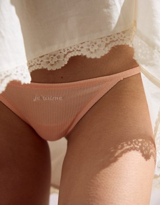 Superchill Cotton Rib String Thong Underwear