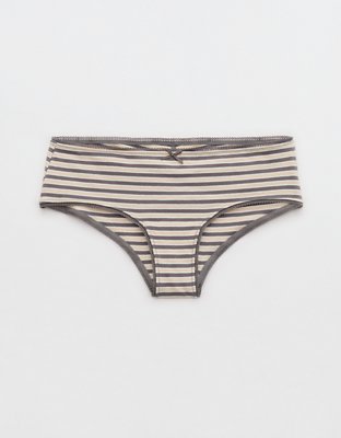 Superchill Cotton Ruched Picot Cheeky Underwear