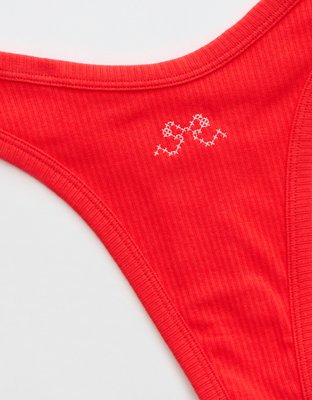 Superchill Cotton Rib Thong Underwear