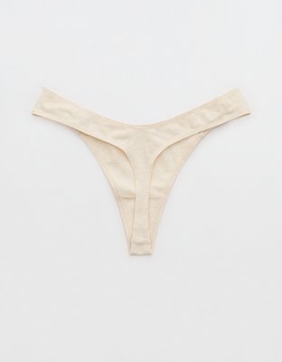 Superchill Cotton Ruched Thong Underwear