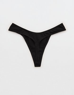 Superchill Cotton Ruched Thong Underwear