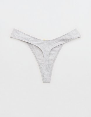 Superchill Cotton Ruched Thong Underwear