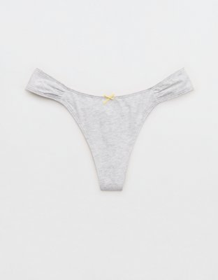 Superchill Cotton Ruched Thong Underwear