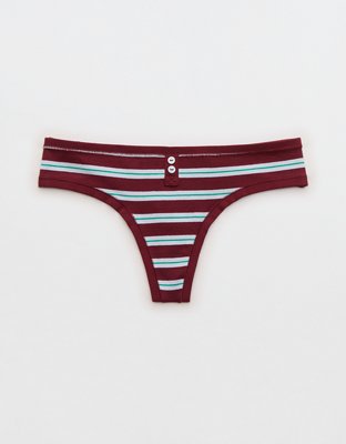 Superchill Cotton Button Thong Underwear