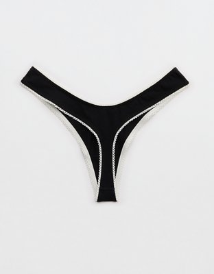 Superchill Cotton Picot Thong Underwear