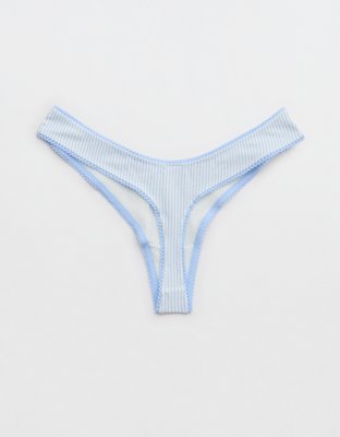 Superchill Cotton Picot Thong Underwear