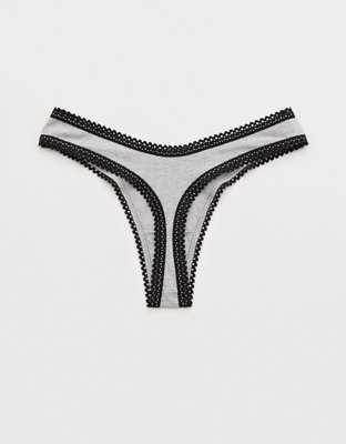 Superchill Cotton Lace Thong Underwear