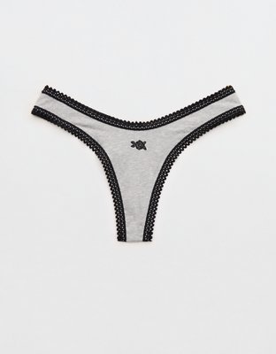 Superchill Cotton Lace Thong Underwear