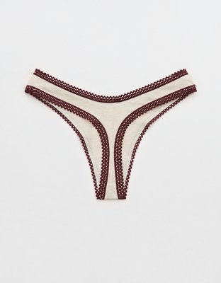 Superchill Cotton Lace Thong Underwear