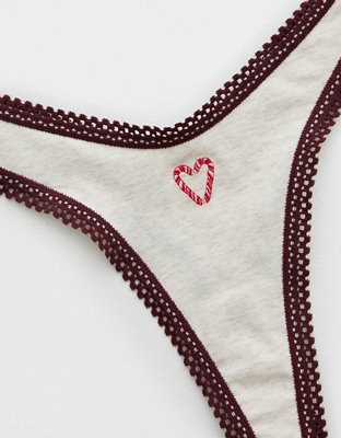 Superchill Cotton Lace Thong Underwear