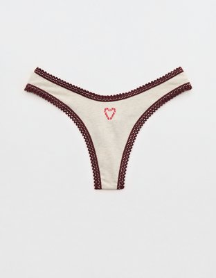 Superchill Cotton Lace Thong Underwear