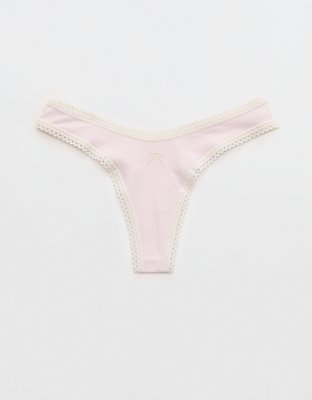 Superchill Cotton Lace Thong Underwear