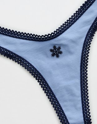 Superchill Cotton Lace Thong Underwear