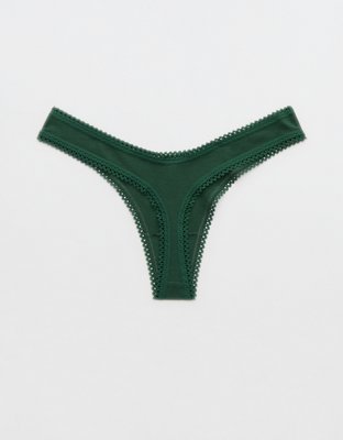Superchill Cotton Lace Thong Underwear