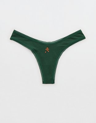 Superchill Cotton Lace Thong Underwear