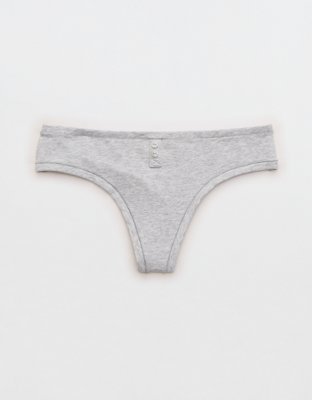 Superchill Cotton Button Thong Underwear