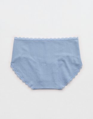 Superchill Cotton Pointelle Lace Boybrief Underwear