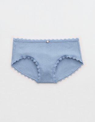 Superchill Cotton Pointelle Lace Boybrief Underwear