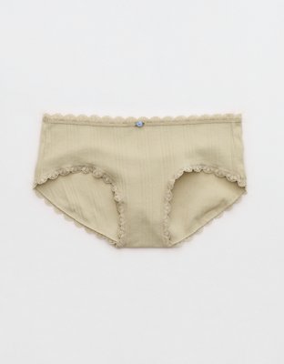 Superchill Cotton Pointelle Lace Boybrief Underwear