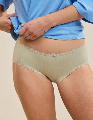 Superchill Cotton Pointelle Lace Boybrief Underwear