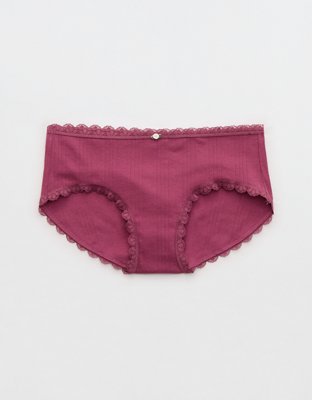 Superchill Cotton Pointelle Lace Boybrief Underwear