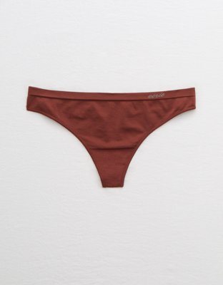 Aerie Ribbed Seamless Thong Underwear