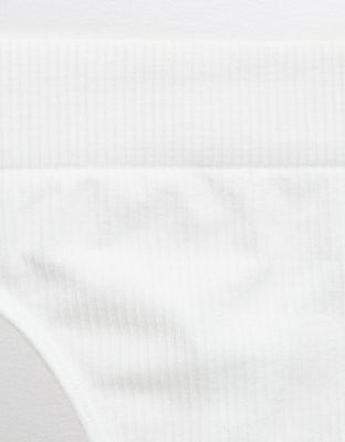 Aerie Ribbed Seamless Thong Underwear