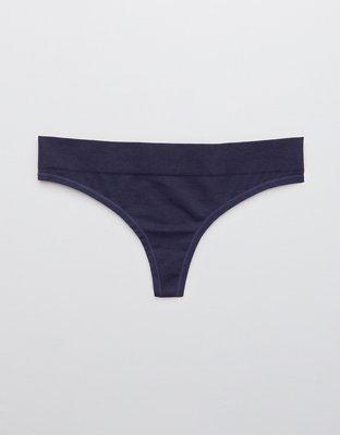 Aerie Seamless Cable Thong Underwear