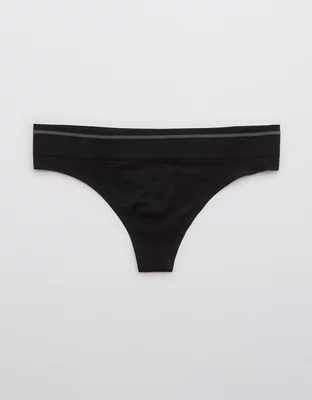 Aerie Seamless Stripe Thong Underwear