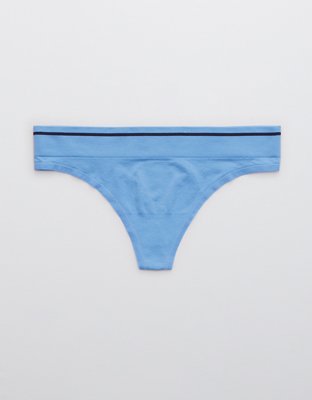 Aerie Seamless Stripe Thong Underwear