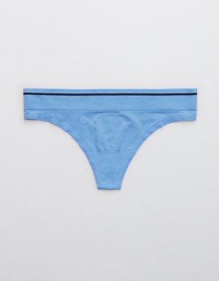 Aerie Ribbed Seamless Thong Underwear